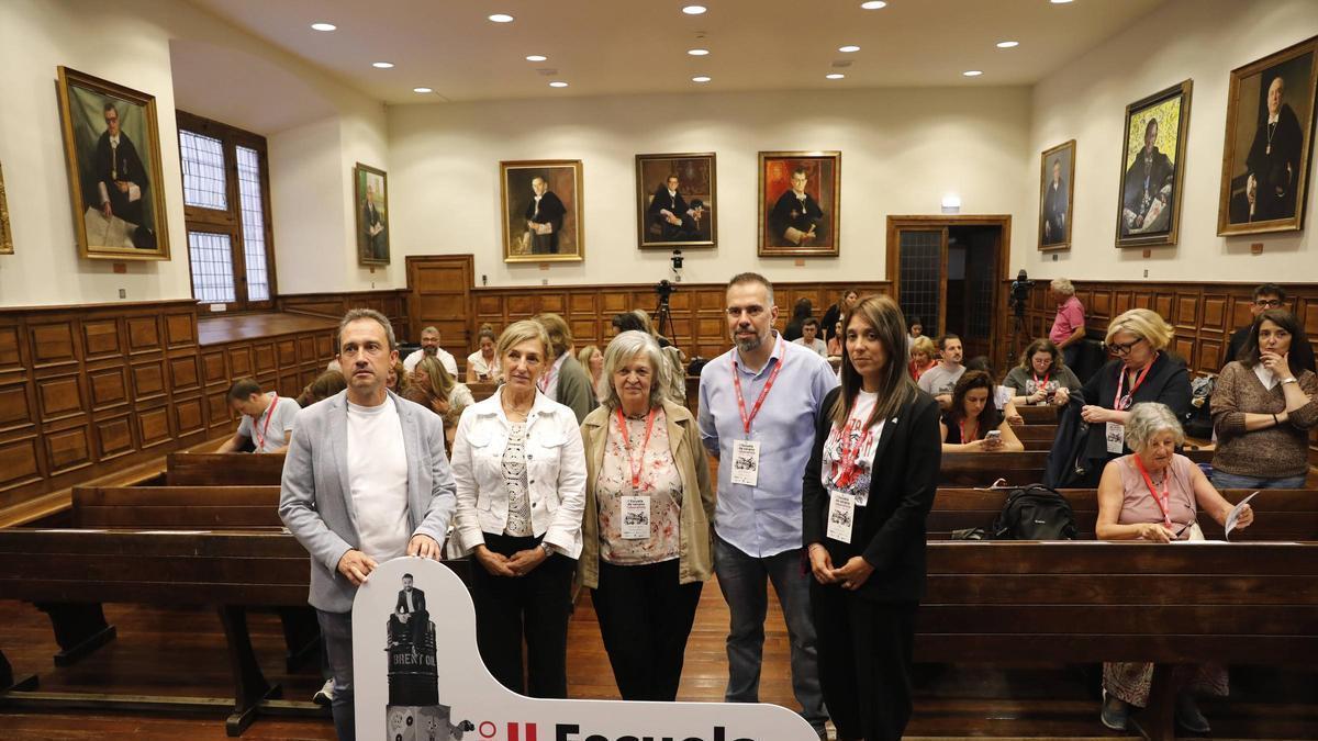 Un momento de la inauguración de la Escuela de Verano Anita Sirgo.
