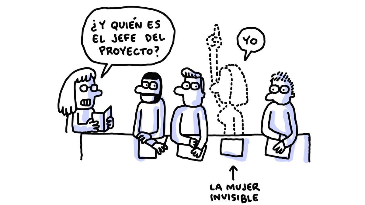 Viñeta de la campaña ’En ciencia también pasa’, de Javi Royo y Creaf