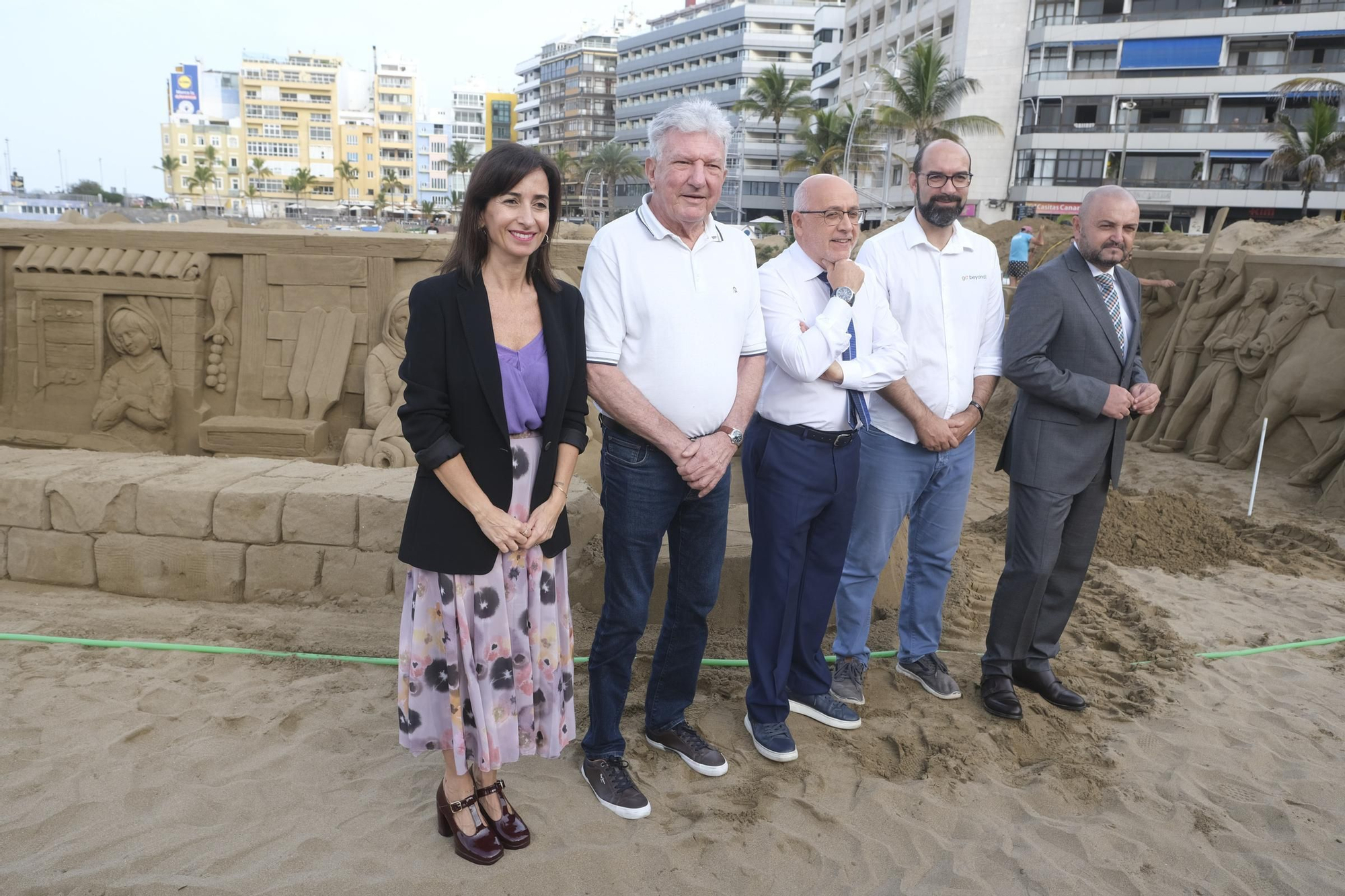 Inauguración del Belén de Arena 2024 en Las Palmas de Gran Canaria