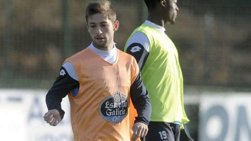 Cartabia, ayer durante el entrenamiento.