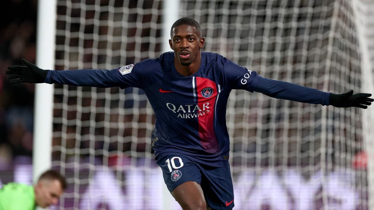 Ousmane Dembélé se estrenó con el PSG