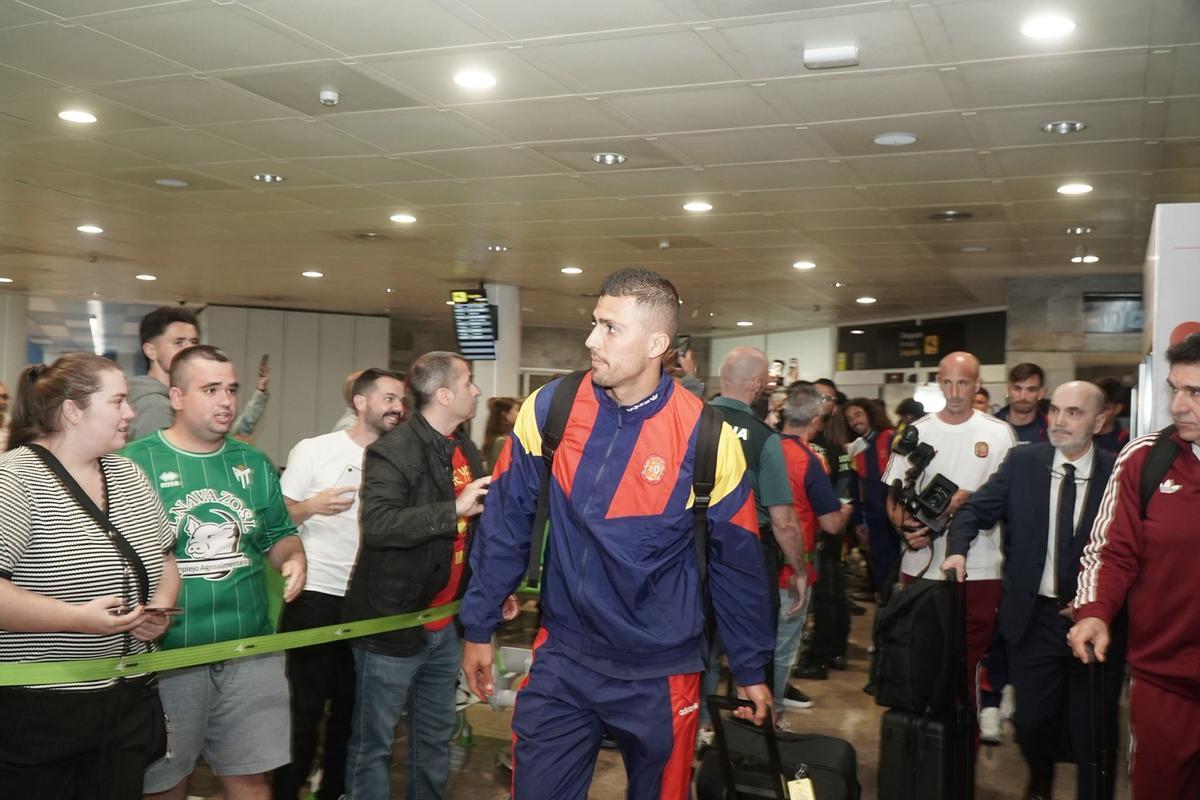 Llegada de la Selección Española a A Coruña Llegada de la Selección Española a A Coruña