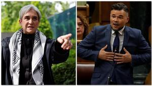 Combo de Ada Colau y Gabriel Rufián