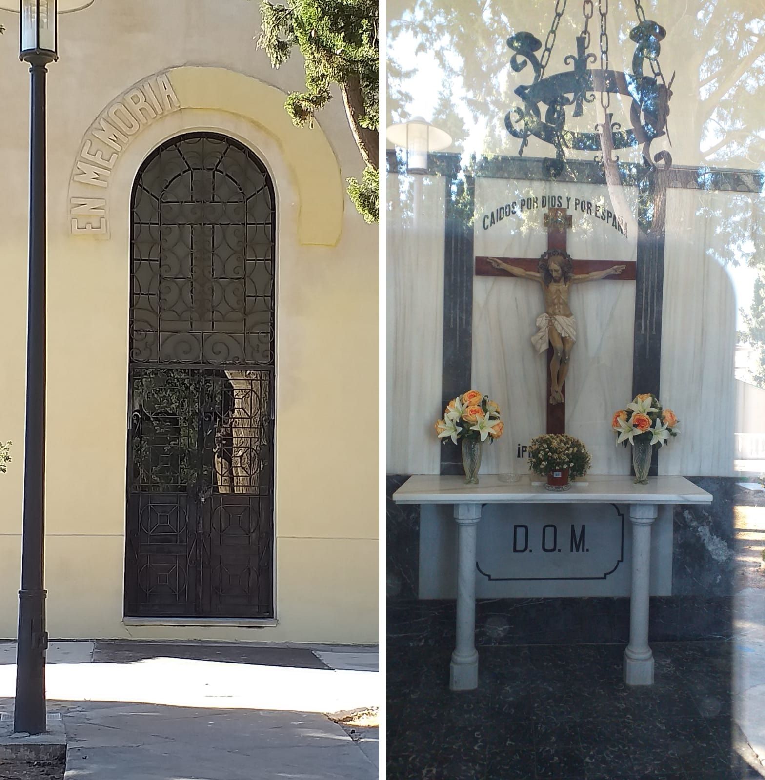 Vestigios Franquistas en el Cementerio Municipal de Benaguasil.