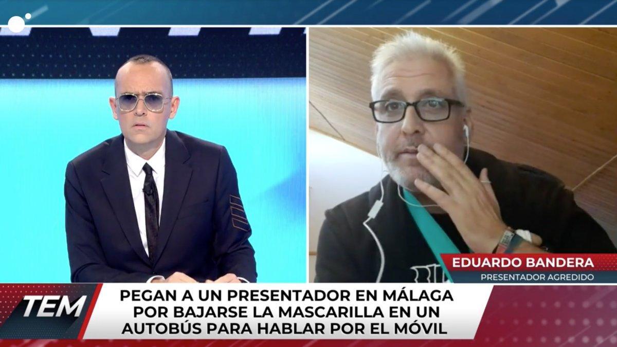 Risto Mejide hablando con Eduardo Bandera en 'Todo es mentira'