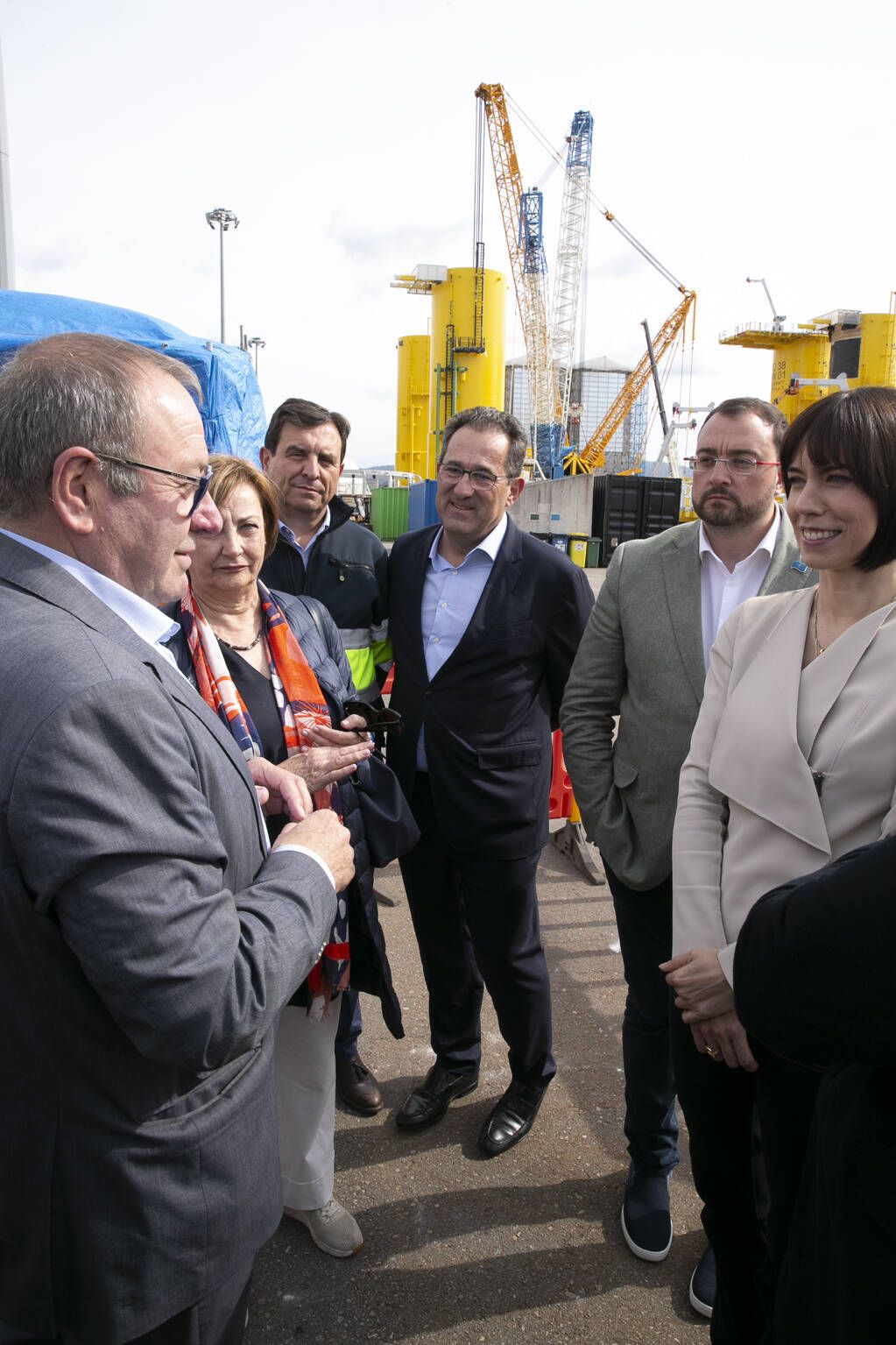 EN IMÁGENES: La visita de la ministra de Ciencia a Avilés