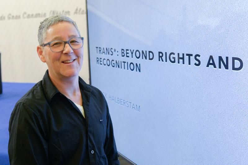 Jack Halberstam, profesor de la Universidad del Sur de California, profesor visitante en la Universidad de Columbia y una de las voces más reconocidas internacionalmente en teoría queer y estudios de género ofrece en el Cabildo de Gran Canaria la charla ?Trans*, más allá de los derechos y el reconocimiento?.  | 17/01/2019 | Fotógrafo: Tony Hernández