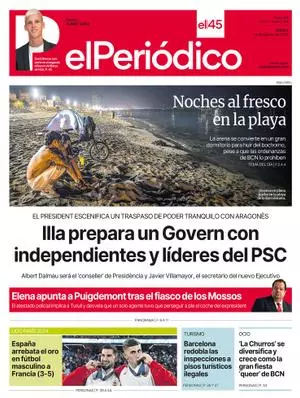 La portada de EL PERIÓDICO del 10 de agosto de 2024