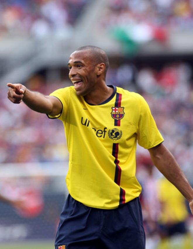 El paso de Thierry Henry por el Barça, en imágenes