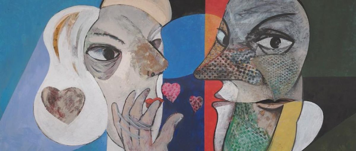 Unha das obras da mostra 'Úbeda. Visión retrospectiva'