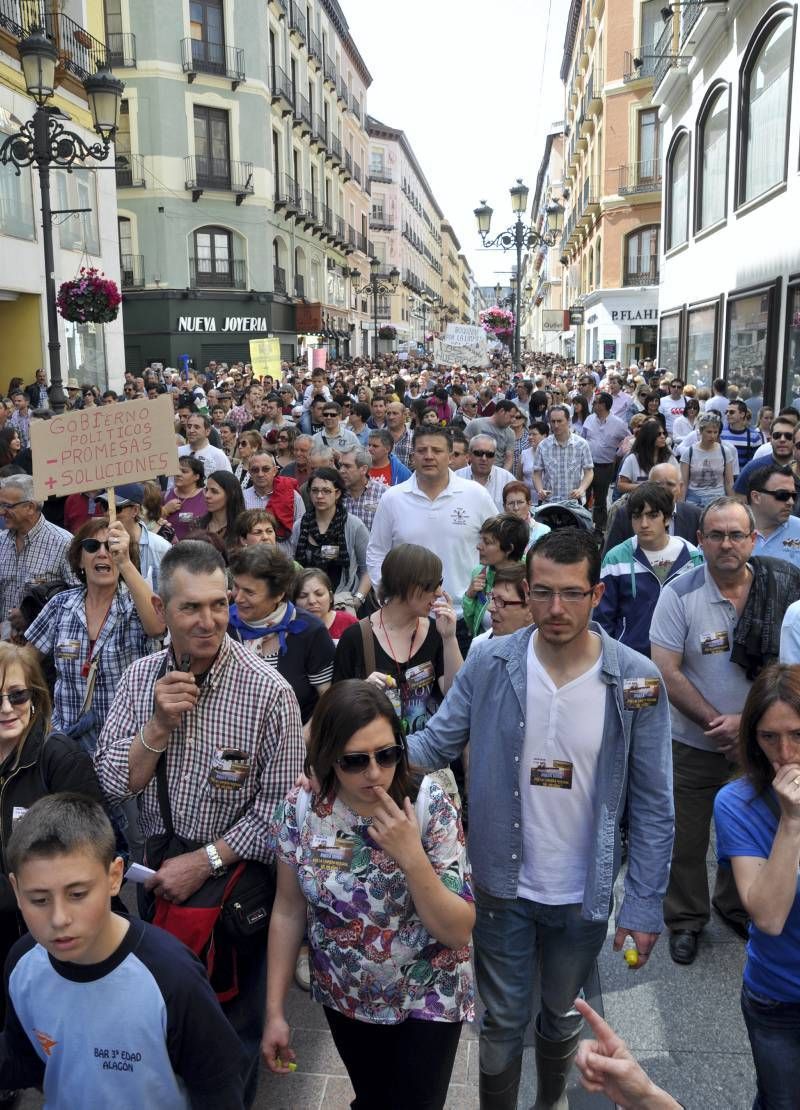 Fotogalería de la protesta de los afectados por las riadas