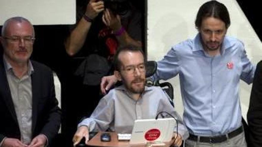 La dirección estatal de Podemos se declara «neutral» en la crisis de Montiel y Mínguez