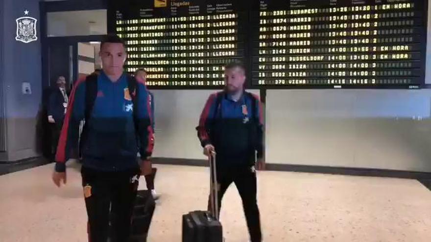 La selección ya está en València