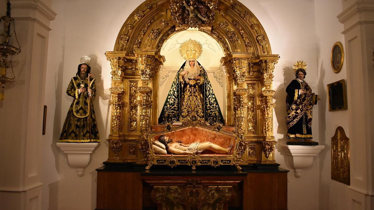 Imagen del retablo restaurado.