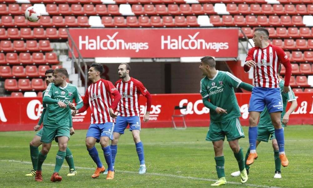 Sporting B-Arenas de Getxo, en El Molinón.