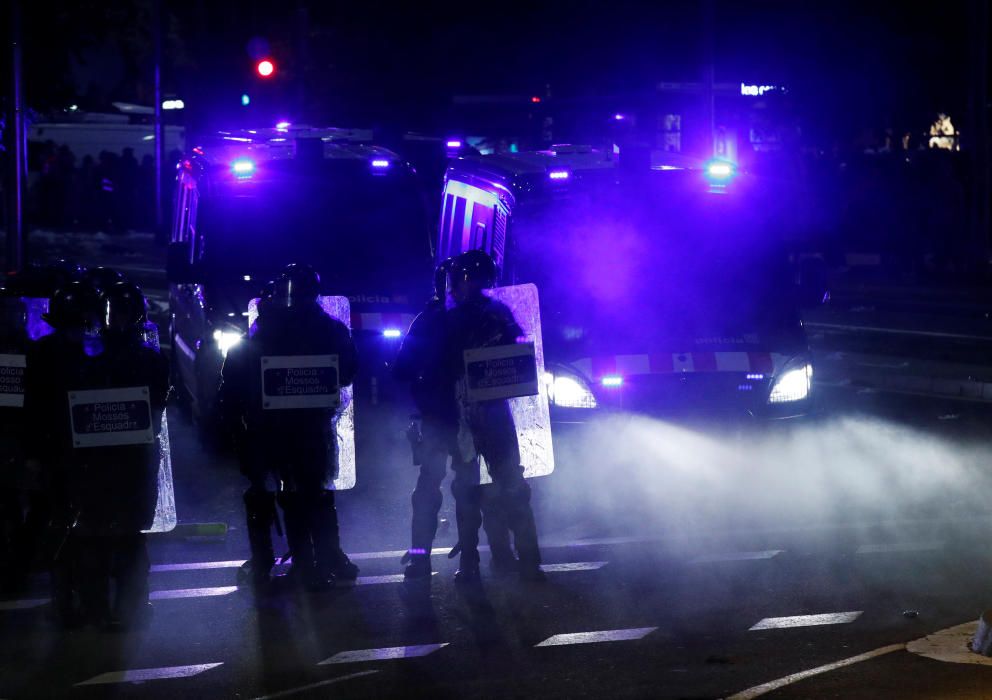 Disturbios en Barcelona tras la marcha de los CDR