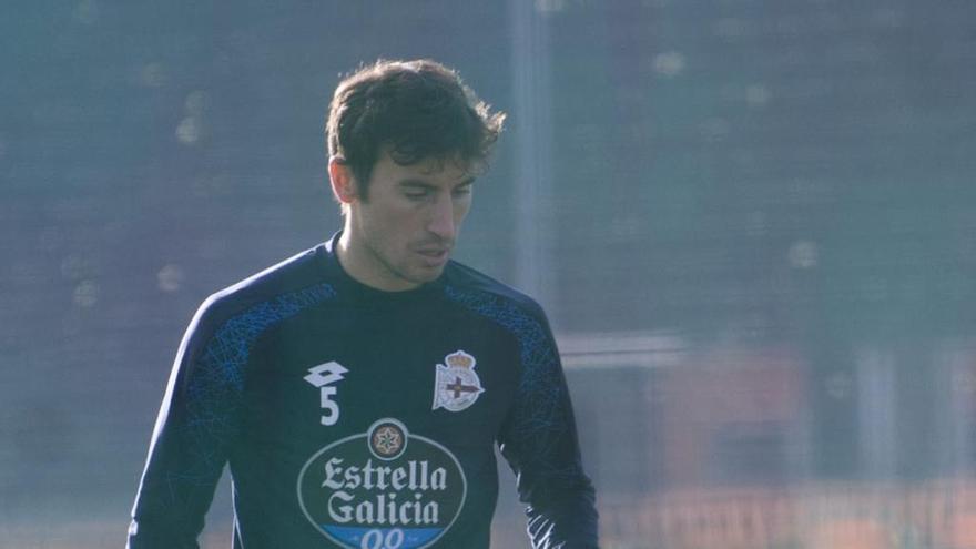 Pedro Mosquera, en un entrenamiento