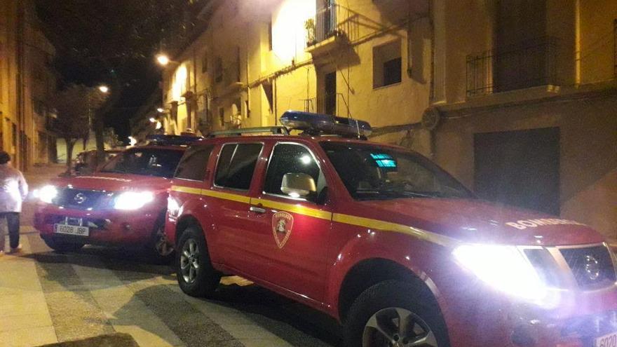 Dos mujeres intoxicadas por el humo en un incendio en Tarazona