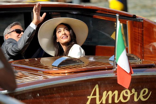 AMAL Y GEORGE CLOONEY EN VENECIA