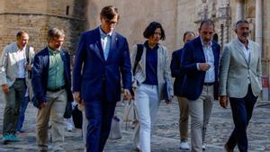Salvador Illa i els seus consellers, a Poblet a l’agost.  | KIKE RINCÓN / EUROPA PRESS