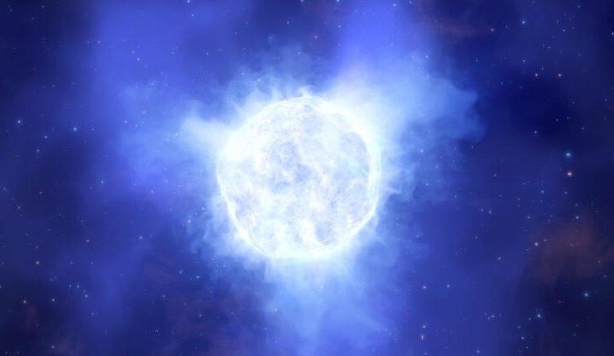 Misterio en torno a una lejana estrella masiva