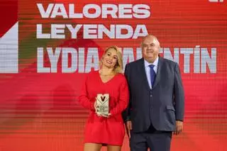 VI Gala Valores Deporte - Lydia Valentín, Premio Valores Leyenda: "Estoy feliz por mi nueva etapa"