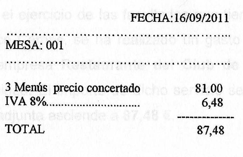 Jabugo, rebujitos y otros gastos cargados por el expresident de la Generalitat.