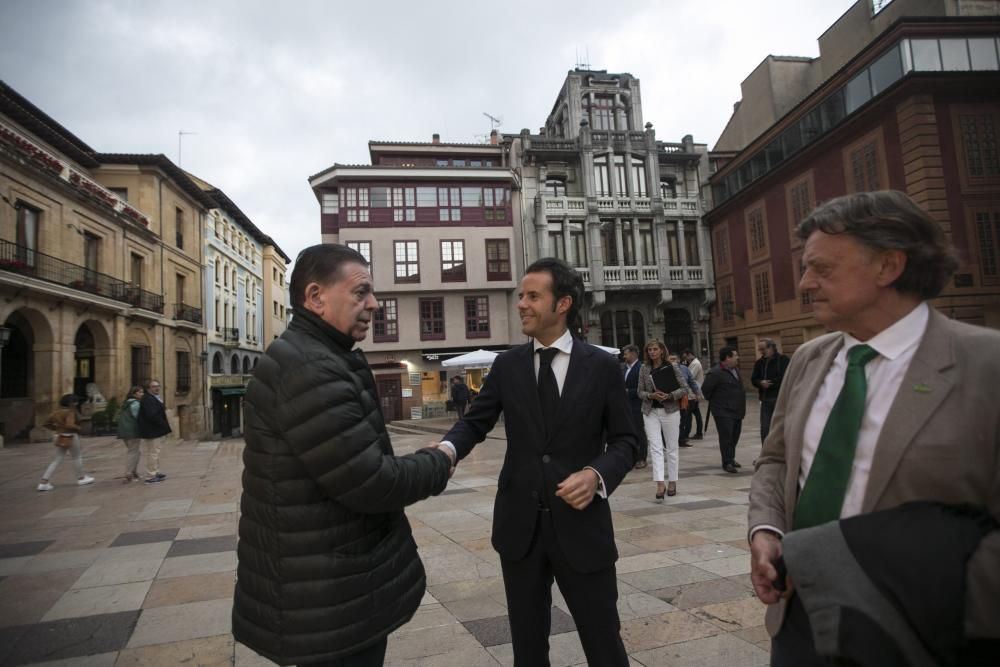 Pleno de elección de Alfredo Canteli