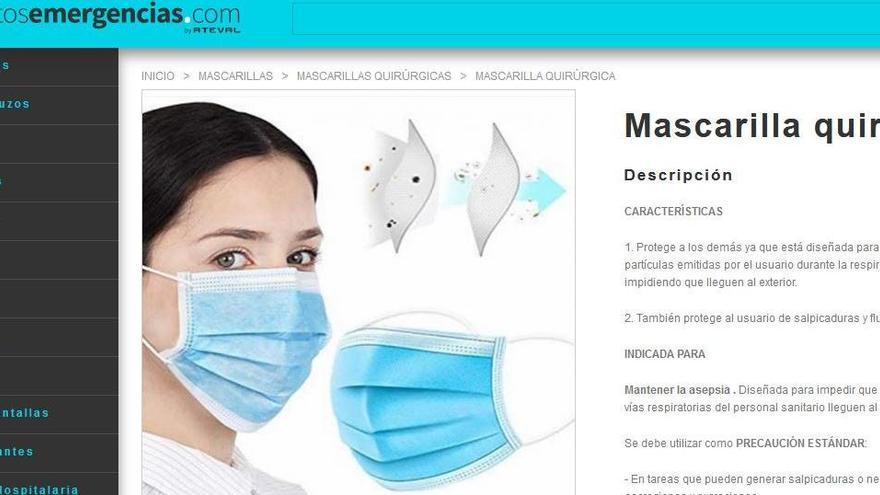 El textil pone en marcha su propio &quot;Amazon&quot; para vender mascarillas y batas médicas