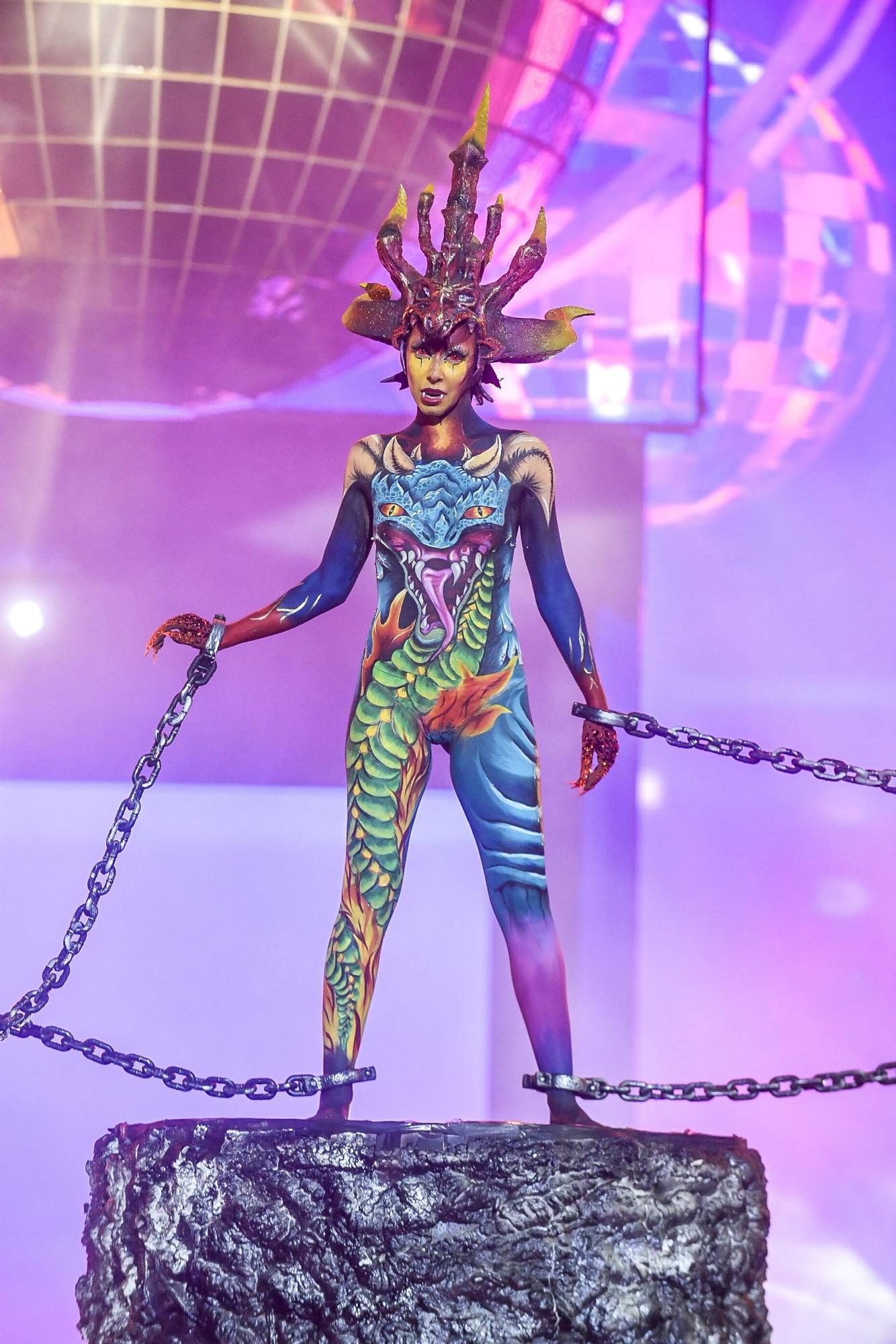 Concurso de maquillaje corporal del Carnaval de Las Palmas de Gran Canaria 2023