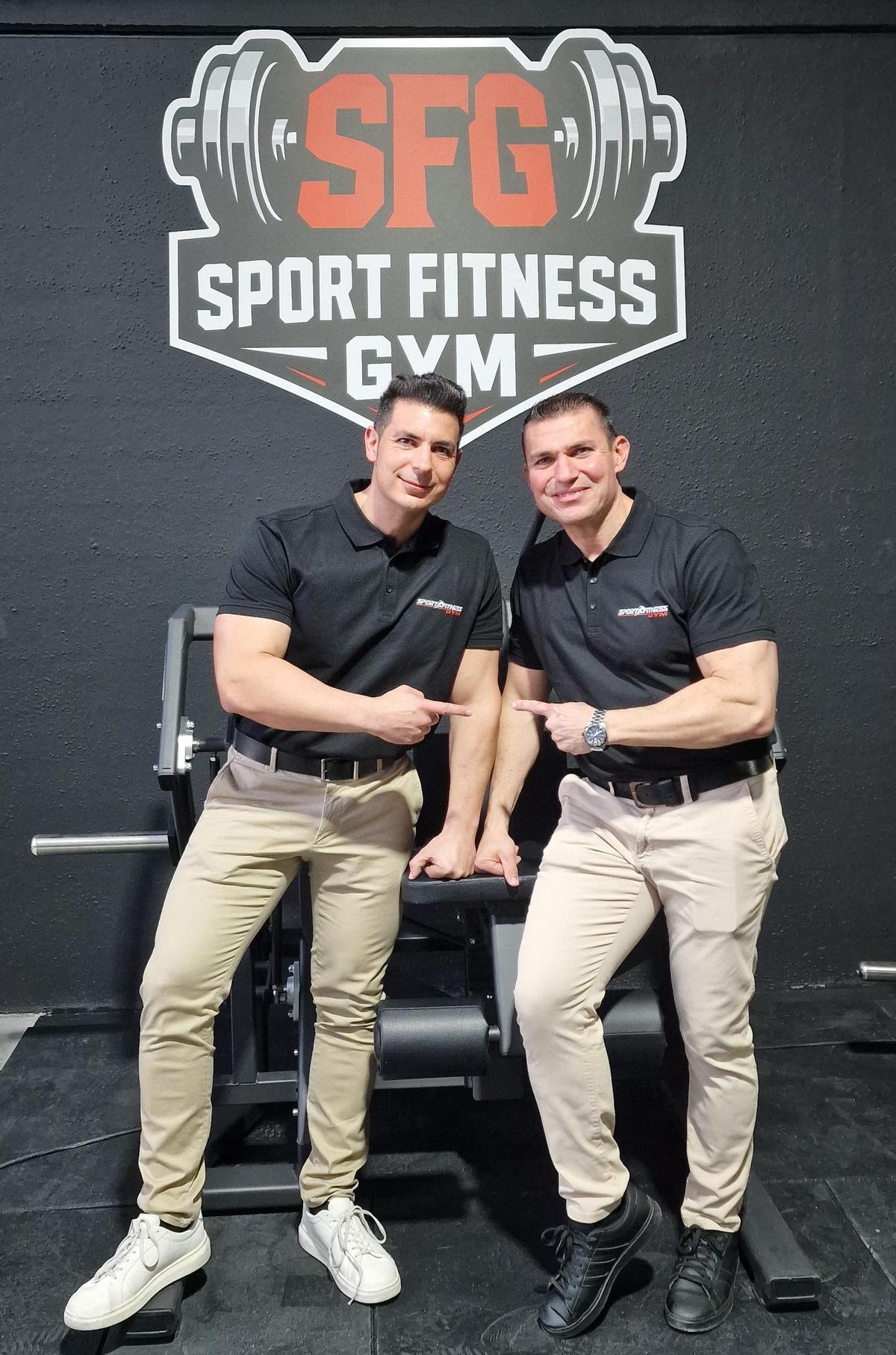 Els germans David i Jordi Costa, propietaris de l'Sport Fitness Gym