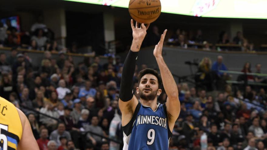 El base español Ricky Rubio, de los Minnesota Timberwolves.