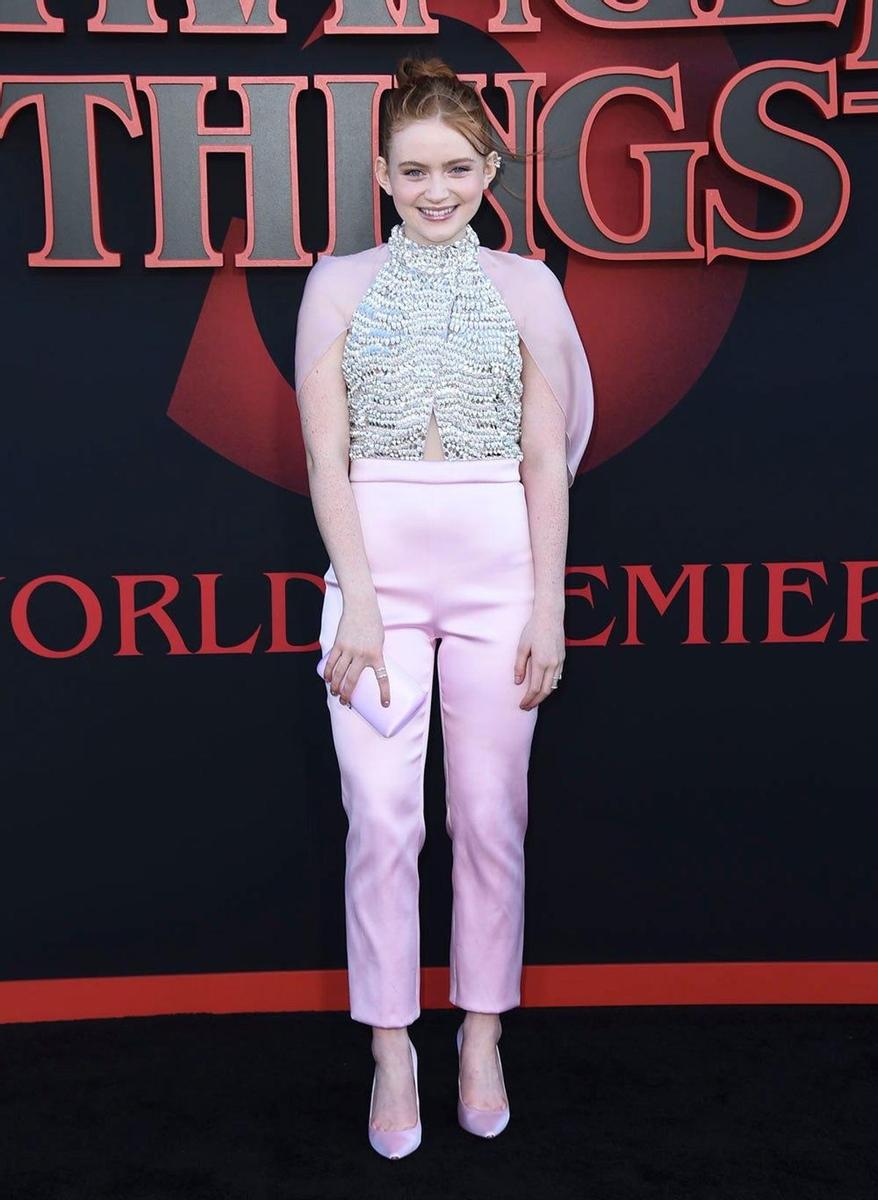 Sadie Sink en el preestreno de 'Stranger Things: 3'