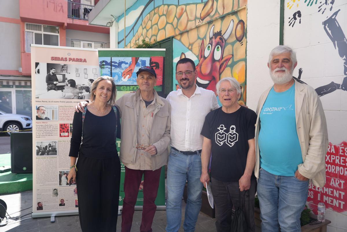 La inauguració de la placeta.