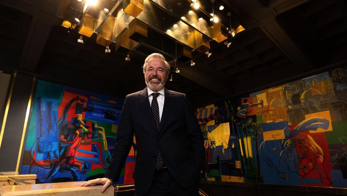 Jorge Azcón, en el Pignatelli, sede del Gobierno de Aragón.