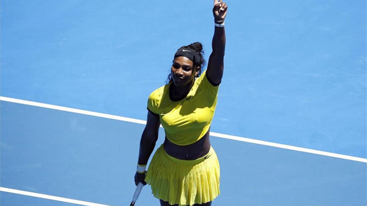 Serena Williams no encontró resistencia en la segunda ronda del Open de Australia