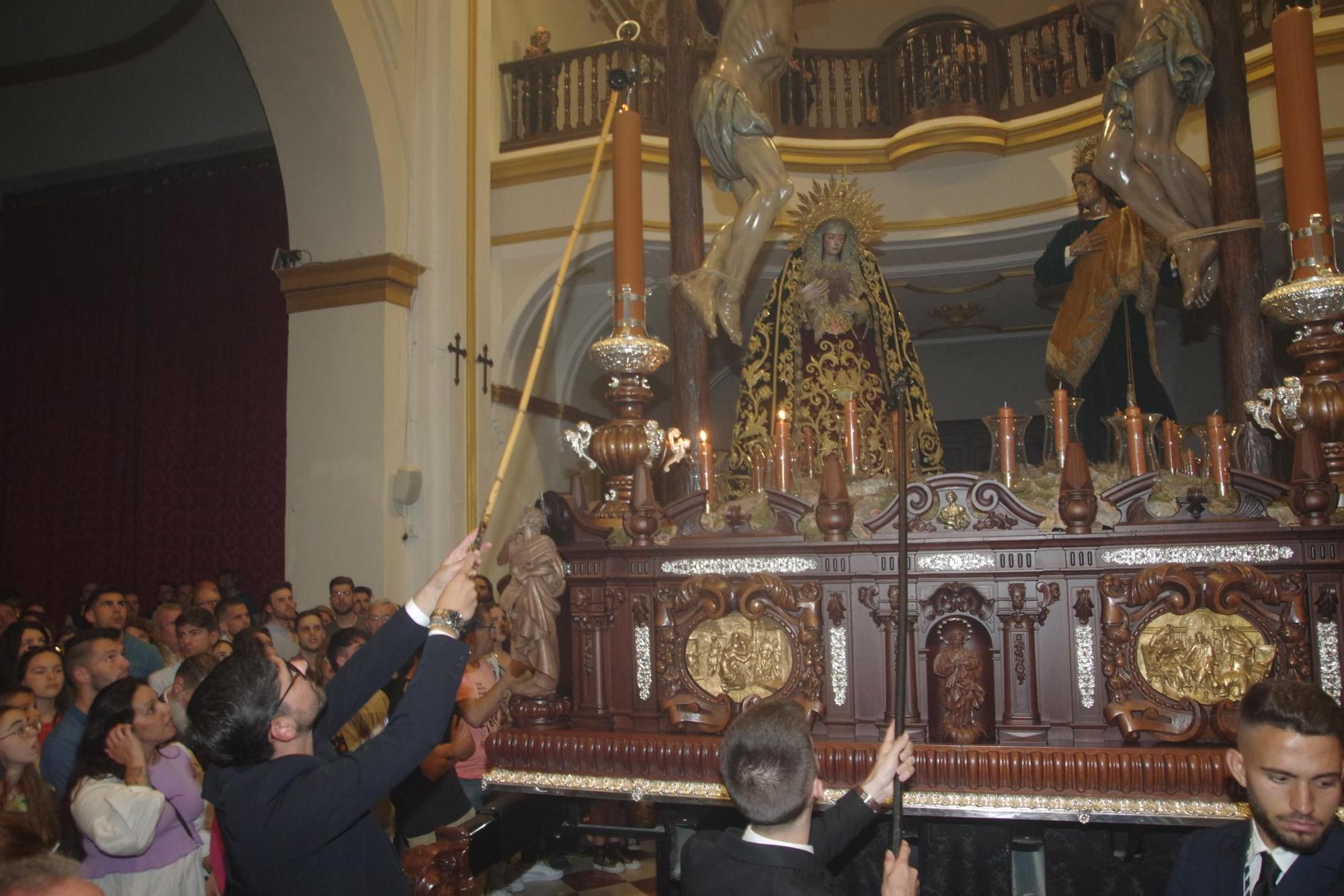 Bendición del trono y entronización del Cristo del Perdón