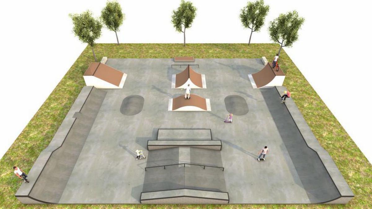 Projecte del nou «skatepark» a Celrà. | AJ. DE CELRÀ