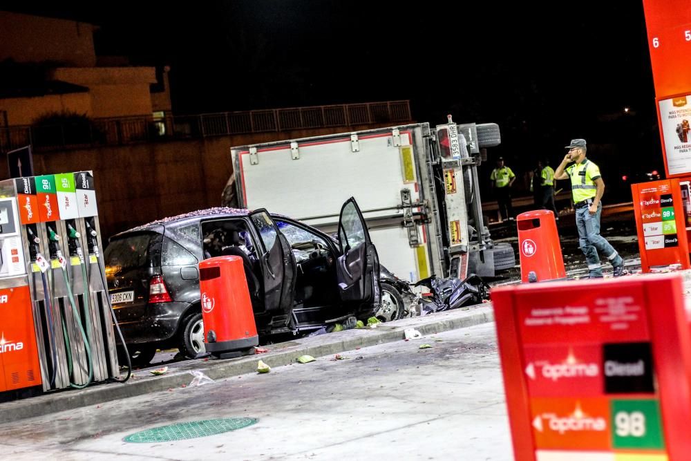 Accidente en la A-31 a la altura de Petrer