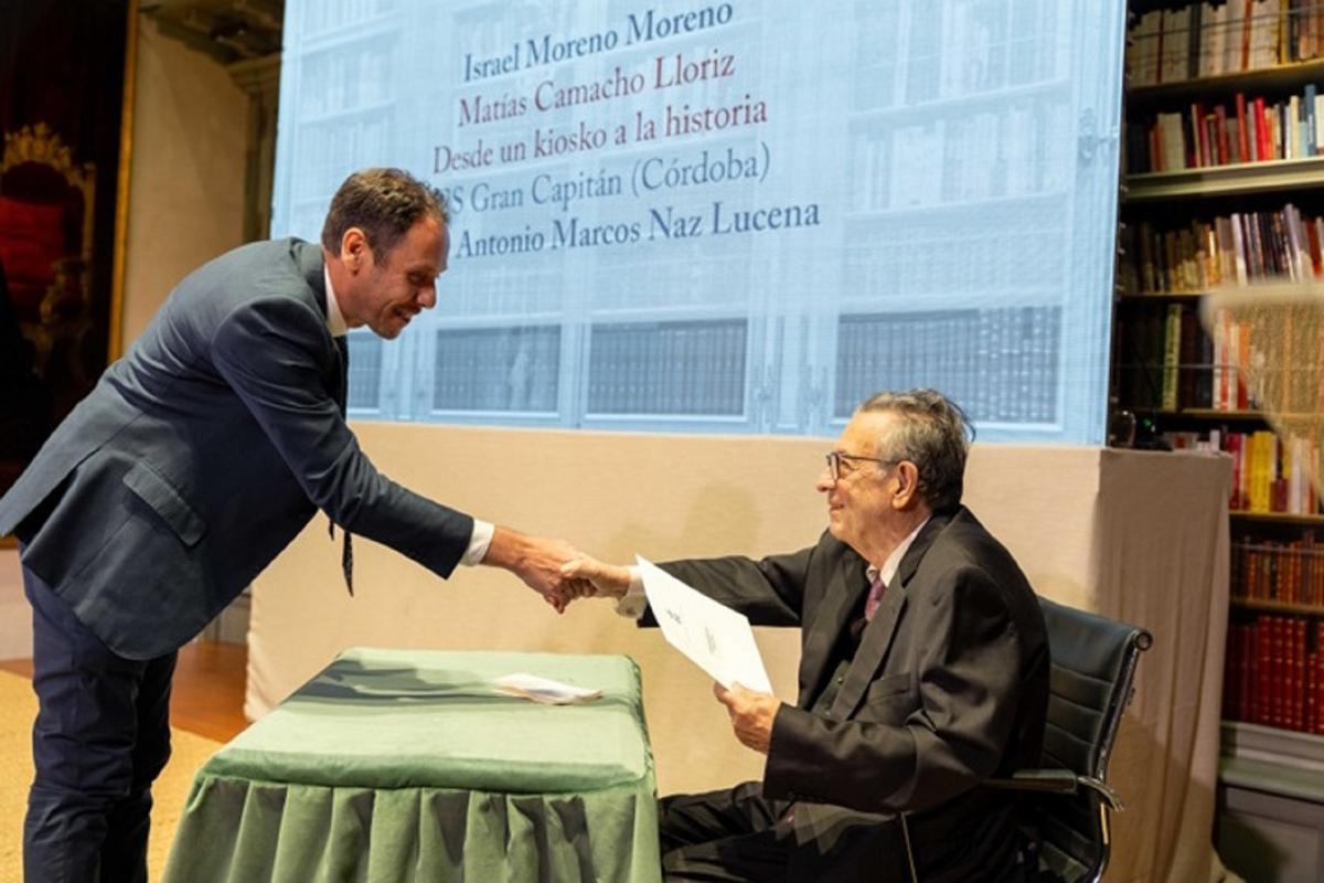 El profesor del IES Gran Capitán Marcos A. Naz fue igualmente galardonado en el certamen Eustory.