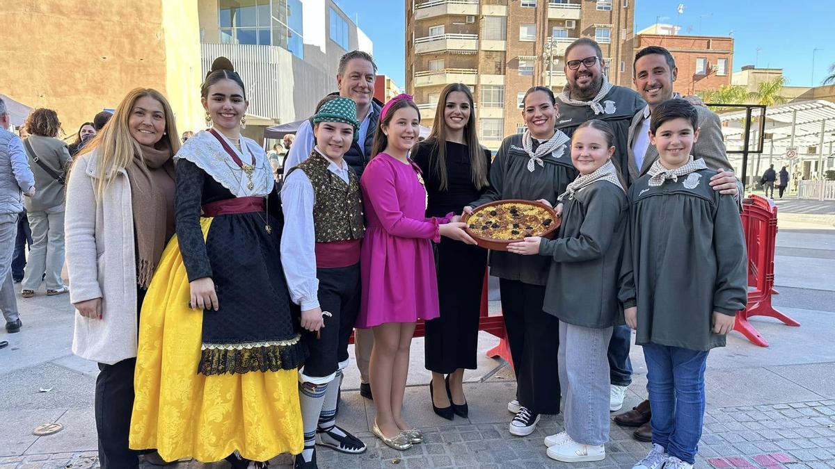Concurso del rossejat torrentí de la Falla La Plaça, en una imagen de archivo.