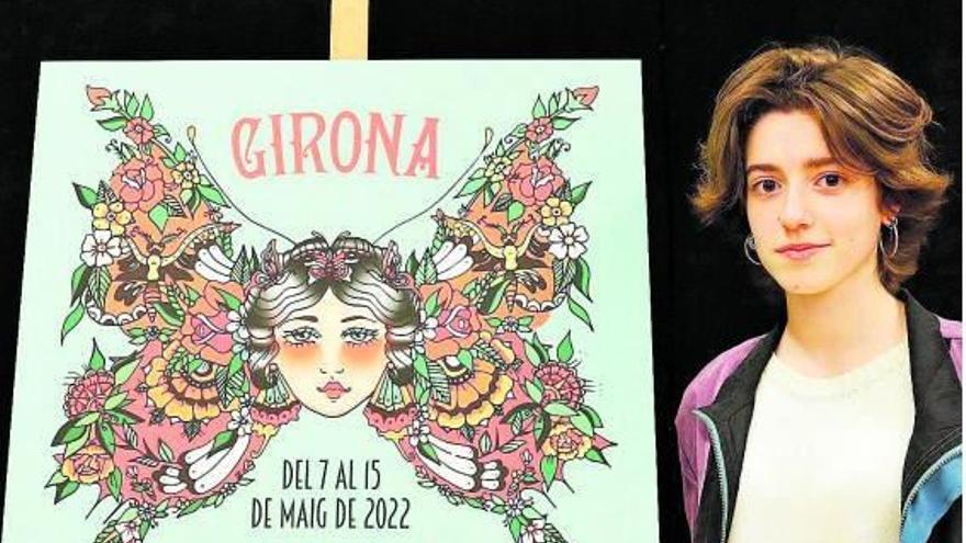 El cartell de Temps de Flors: una papallona de llibertat