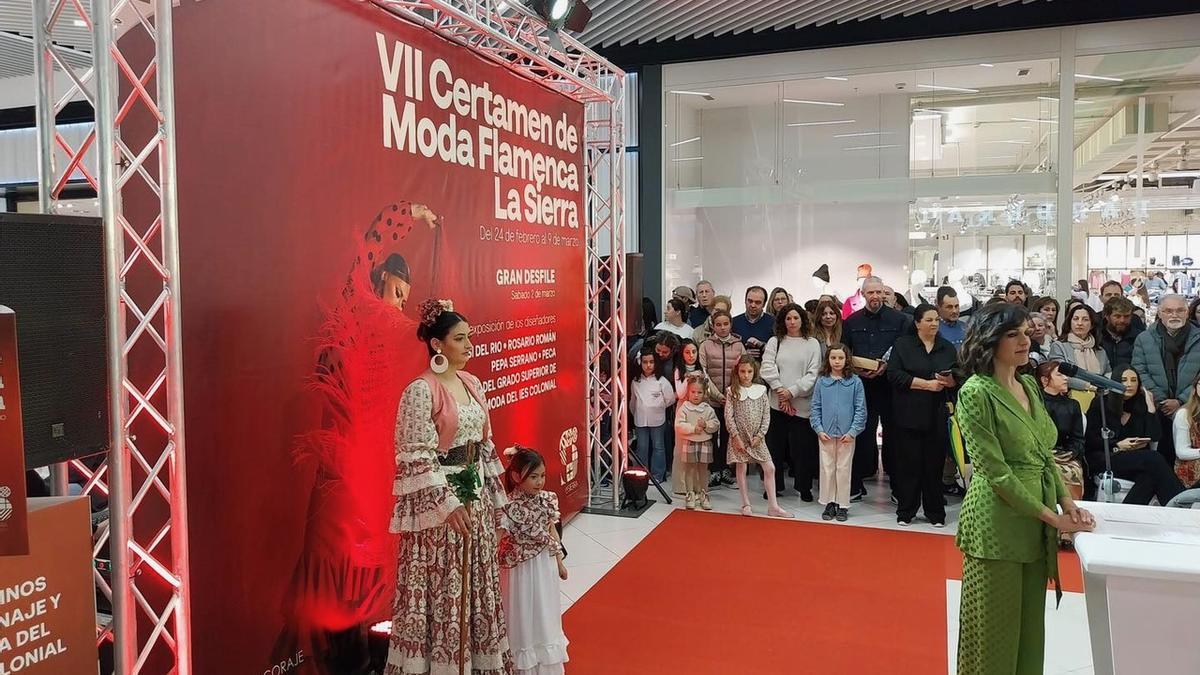 Certamen Moda Flamenca La Sierra, en una edición anterior.