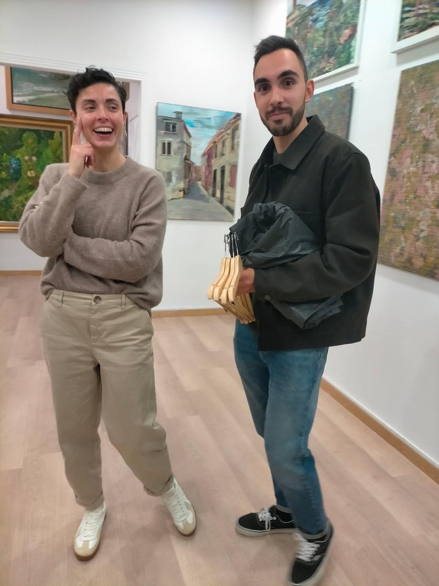 Anabel Santos, en las Galerías Durán.