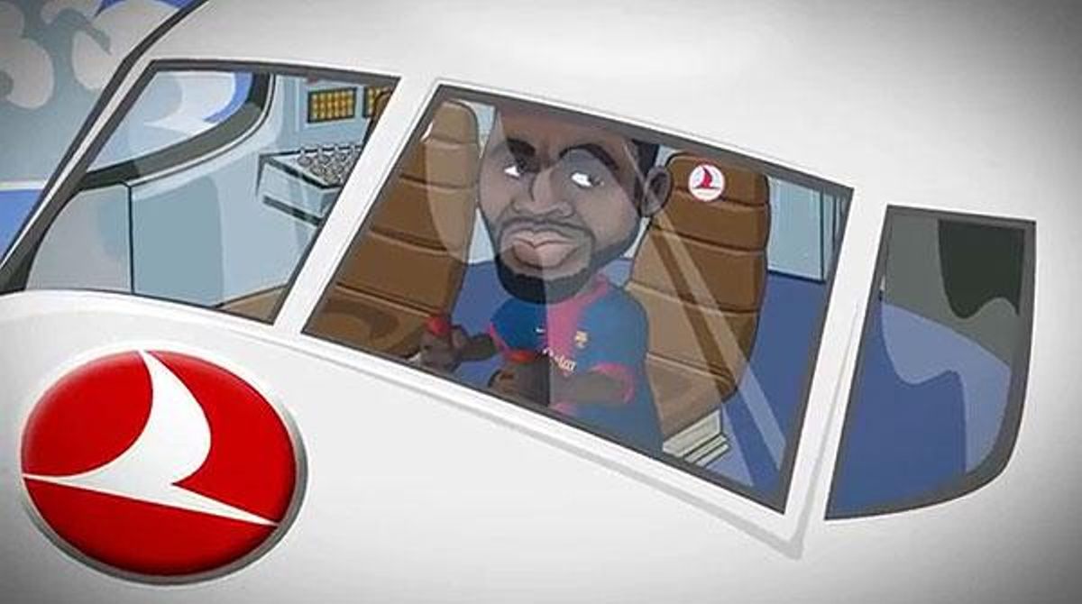 Alex Song ja té un ’toon’ al Barça.