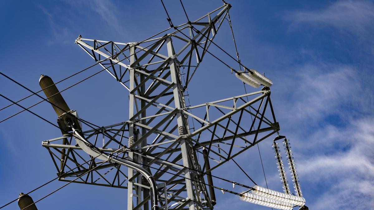 Una torre eléctrica en Madrid.