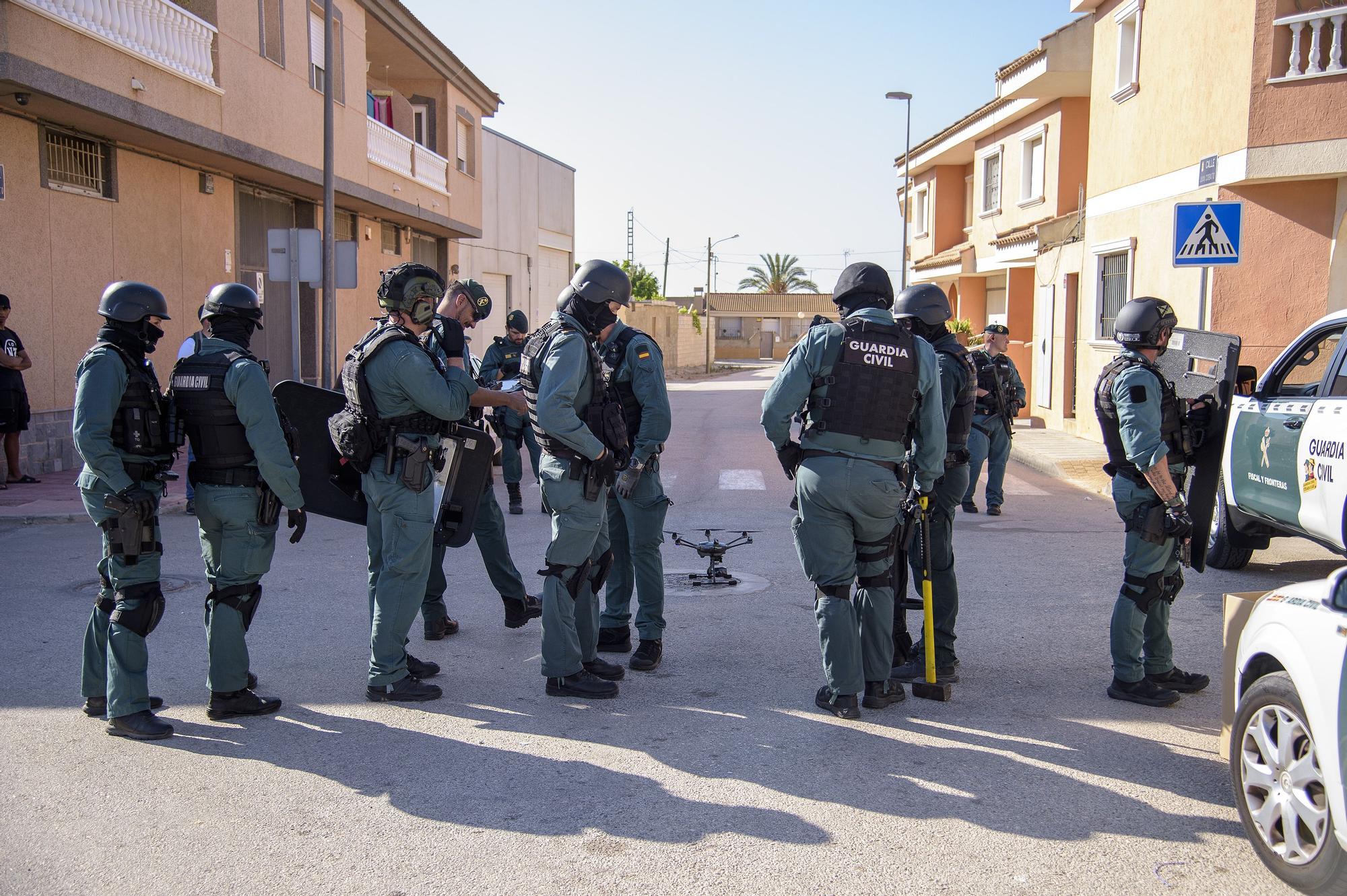 Macrorredada en Lo Ferro contra una banda que robaba cobre y gasoil a empresas