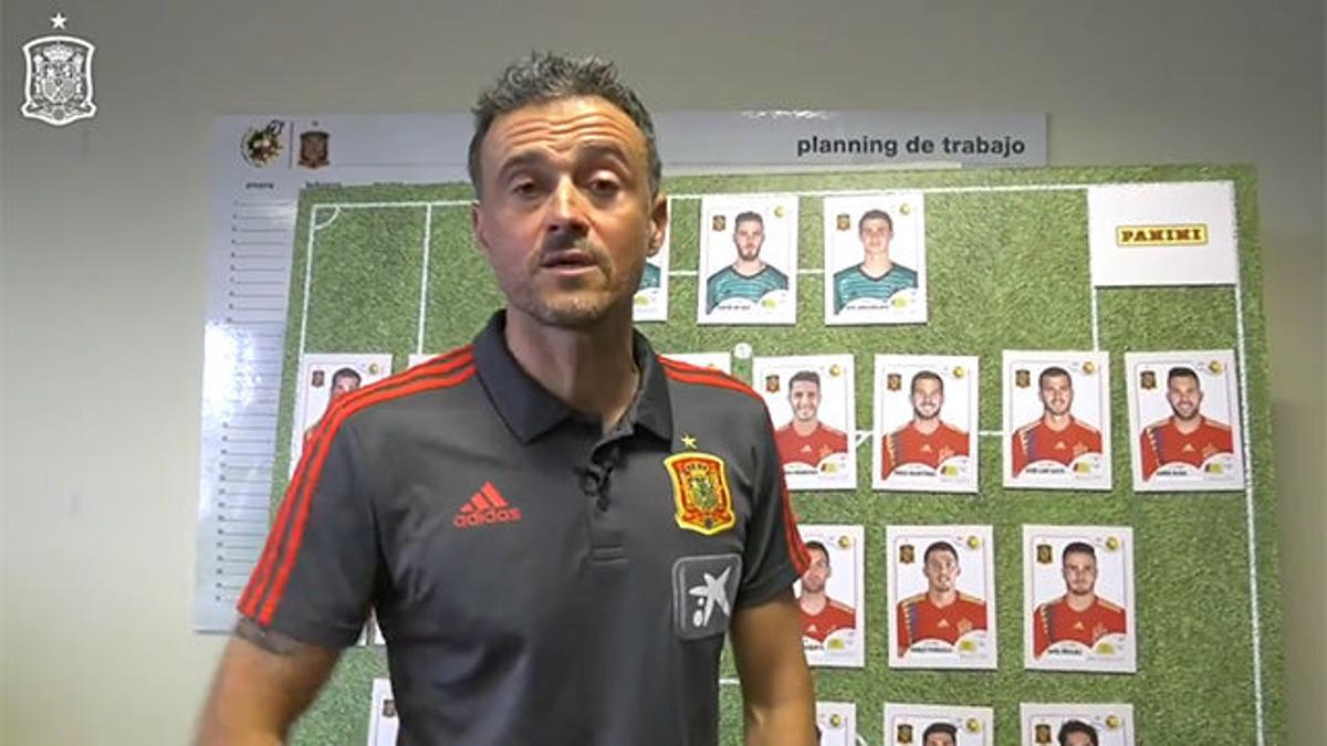 Así presentó Luis Enrique la nueva lista de convocados...¡con Jordi Alba!