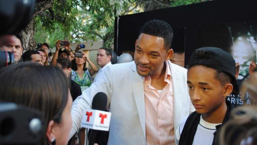 Will Smith, con su hijo Jaden Smith.