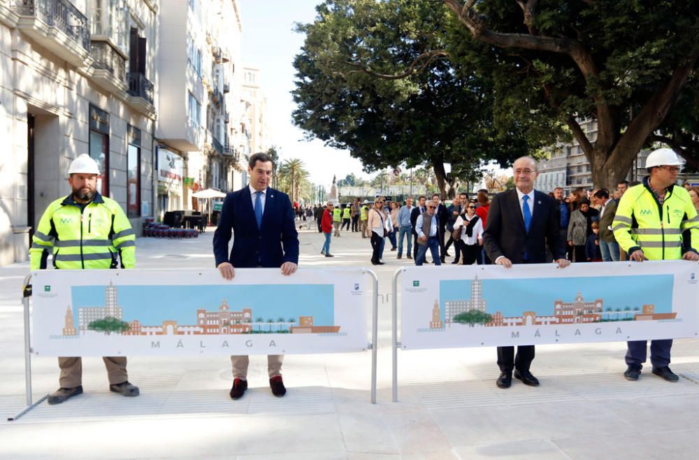 Autoridades locales y autonómicas inauguran las últimas obras de la Alameda.